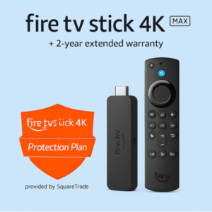 amazon fire tv stick 4k max with 2 year protection plan